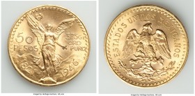 Estados Unidos gold 50 Pesos 1946 UNC, Mexico City mint, KM481. 37mm. 41.57gm. 

HID09801242017