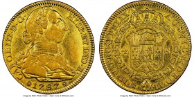 Charles III gold 4 Escudos 1787/6 M-DV VF30 NGC, Madrid mint, KM418.1a. An unlisted overdate. AGW 0.3809 oz.

HID09801242017