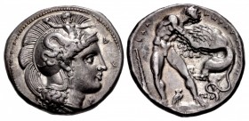 LUCANIA, Herakleia. Circa 390-340 BC. AR Nomos (23mm, 7.81 g, 5h).