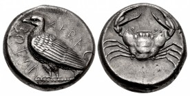 SICILY, Akragas. Circa 465/0–445/0 BC. AR Tetradrachm (24mm, 17.06 g, 9h).