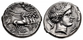 SICILY, Lilybaion (as ‘Cape of Melkart’). Circa 330-305 BC. AR Tetradrachm (26mm, 17.03 g, 1h).