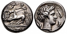 SICILY, Lilybaion (as ‘Cape of Melkart’). Circa 330-305 BC. AR Tetradrachm (23mm, 16.98 g, 4h).