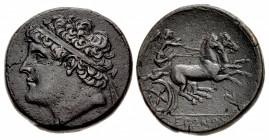 SICILY, Syracuse. Hieron II. 275-215 BC. Æ Tetralitron (35mm, 35.03 g, 11h). Struck circa 217-215 BC.