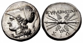 SICILY, Syracuse. Fifth Democracy. 214-212 BC. AR 8 Litrai (22mm, 6.77 g, 9h).