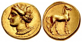 CARTHAGE. Circa 350-320 BC. AV Stater (18mm, 9.27 g, 8h). Carthage mint.