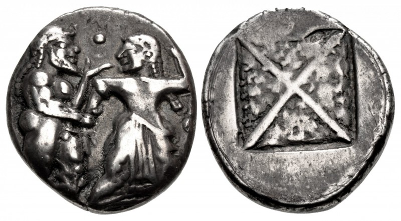 THRACO-MACEDONIAN REGION, Siris. Circa 525-480 BC. AR Stater (20mm, 9.89 g). Ith...