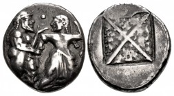 THRACO-MACEDONIAN REGION, Siris. Circa 525-480 BC. AR Stater (20mm, 9.89 g).