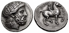 KINGS of MACEDON. Philip II. 359-336 BC. AR Tetradrachm (24mm, 14.46 g, 1h). Pella mint. Struck circa 342/1-337/6 BC.