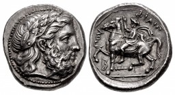 KINGS of MACEDON. Philip II. 359-336 BC. AR Tetradrachm (22mm, 14.48 g, 6h). Amphipolis mint. Struck circa 355-349/8 BC.