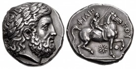 KINGS of MACEDON. Alexander III 'the Great'. 336-323 BC. AR Tetradrachm (23mm, 14.46 g, 9h). Pella mint. Struck circa 336-333/26 BC.