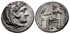 KINGS of MACEDON. Alexander III 'the Great'. 336-323 BC. AR Tetradrachm (27mm, 17.14 g, 8h). Tarsos mint. Struck under Menes or Philotas, circa 327-32...