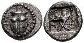 THESSALY, Krannon. Circa 462/1-460 BC. AR Hemiobol (8.5mm, 0.56 g, 9h).