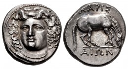 THESSALY, Larissa. Circa 356-342 BC. AR Drachm (17mm, 6.12 g, 5h).