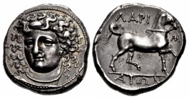 THESSALY, Larissa. Circa 356-342 BC. AR Stater (22mm, 12.29 g, 5h).