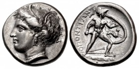 LOKRIS, Lokri Opuntii. Circa 360-350 BC. AR Stater (23mm, 12.19 g, 11h).