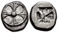 ATTICA, Athens. Circa 515-510 BC. AR Drachm (15mm, 3.95 g). “Wappenmünzen” type.