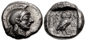 ATTICA, Athens. Circa 510-500/490 BC. AR Drachm (15mm, 4.04 g, 6h).