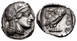 ATTICA, Athens. Circa 454-404 BC. AR Tetradrachm (22mm, 17.20 g, 2h).