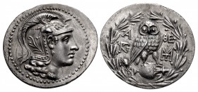 ATTICA, Athens. Circa 165-42 BC. AR Tetradrachm (34.5mm, 16.60 g, 12h). New Style coinage. Struck circa 165-149/8 BC.