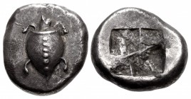 ISLANDS off ATTICA, Aegina. Circa 550-530/25 BC. AR Stater (19mm, 11.95 g).