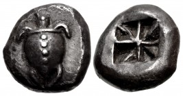 ISLANDS off ATTICA, Aegina. Circa 550-530/25 BC. AR Stater (19mm, 12.37 g).