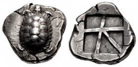 ISLANDS off ATTICA, Aegina. Circa 456/45-431 BC. AR Stater (21.5mm, 12.33 g, 2h).