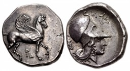 CORINTHIA, Corinth. Circa 400-350/45 BC. AR Stater (21mm, 8.58 g, 8h).