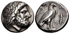 ELIS, Olympia. 126th-130th Olympiad. 276-260 BC. AR Stater (22.5mm, 12.10 g, 10h). ‘Zeus’ mint.