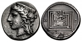 CRETE, Knossos. Circa 300-270 BC. AR Drachm (18mm, 5.14 g, 5h).