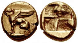 MYSIA, Kyzikos. Circa 550-450 BC. EL Hekte –Sixth Stater (10.5mm, 2.65 g).