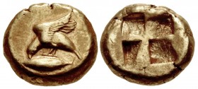 MYSIA, Kyzikos. Circa 550-450 BC. EL Hekte – Sixth Stater (10.5mm, 2.64 g).