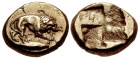 MYSIA, Kyzikos. Circa 450-330 BC. EL Hekte – Sixth Stater (18mm, 2.66 g).