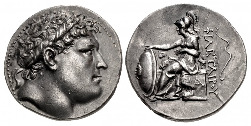 KINGS of PERGAMON. Eumenes I. 263-241 BC. AR Tetradrachm (29mm, 16.97 g, 1h). In...