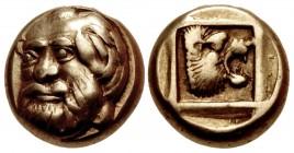 LESBOS, Mytilene. Circa 454-428/7 BC. EL Hekte – Sixth Stater (10mm, 2.52 g, 12h).