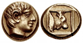LESBOS, Mytilene. Circa 454-428/7 BC. EL Hekte – Sixth Stater (10mm, 2.51 g, 4h).
