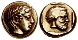 LESBOS, Mytilene. Circa 454-428/7 BC. EL Hekte – Sixth Stater (10mm, 2.52 g, 12h).