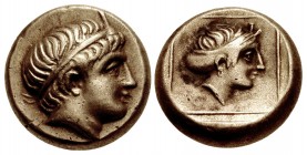 LESBOS, Mytilene. Circa 377-326 BC. EL Hekte – Sixth Stater (10.5mm, 2.53 g, 6h).