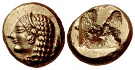 IONIA, Phokaia. Circa 625/0-522 BC. EL Hekte – Sixth Stater (10mm, 2.54 g).