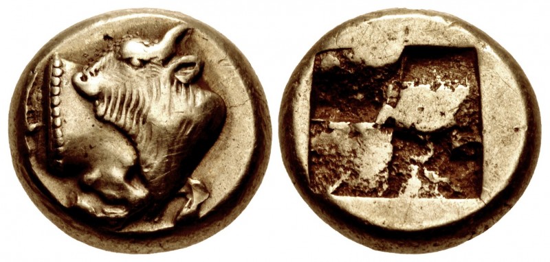 IONIA, Phokaia. Circa 625/0-522 BC. EL Hekte – Sixth Stater (10.5mm, 2.51 g). Fo...