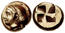 IONIA, Phokaia. Circa 478-387 BC. EL Hekte – Sixth Stater (10.5mm, 2.54 g).