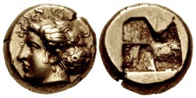 IONIA, Phokaia. Circa 478-387 BC. EL Hekte – Sixth Stater (10mm, 2.52 g).