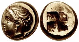 IONIA, Phokaia. Circa 387-326 BC. EL Hekte – Sixth Stater (10mm, 2.54 g).
