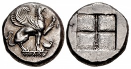 IONIA, Teos. Circa 450-425 BC. AR Stater (20mm, 11.97 g).