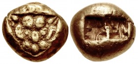 IONIA, Uncertain. Circa 600-550 BC. EL Trite – Third Stater (12mm, 4.66 g). Lydo-Milesian standard.
