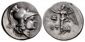 PAMPHYLIA, Side. Circa 205-100 BC. AR Tetradrachm (29.5mm, 16.86 g, 12h).
