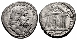 CILICIA, Aegeae. Pseudo-autonomous issue. temp. Caracalla, AD 198-217. AR Tetradrachm (25.5mm, 11.97 g, 5h). Dated CY 263 (AD 216/7).