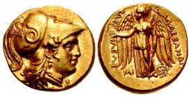 SELEUKID EMPIRE. Seleukos I Nikator. As satrap, 321-315 BC. AV Stater (17.5mm, 8.54 g, 1h). In the name and types of Alexander III of Macedon. Babylon...