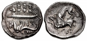 PHOENICIA, Byblos (Gebal). ’Urimilk III. Circa 365-350 BC. AR Shekel (25mm, 13.27 g, 6h). Struck circa 351-350 BC.
