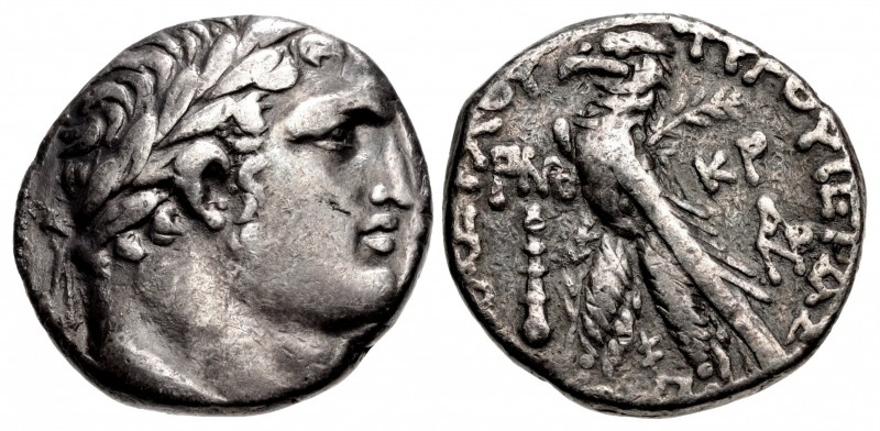 PHOENICIA, Tyre. 126/5 BC-AD 65/6. AR Shekel (25mm, 14.07 g, 12h). Dated CY 159 ...