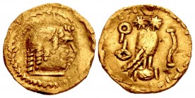 ARABIA, Southern. Saba'. 1st century AD. AV Half Unit (14mm, 2.56 g, 1h). Imitating Athens ‘New Style’ coinage.